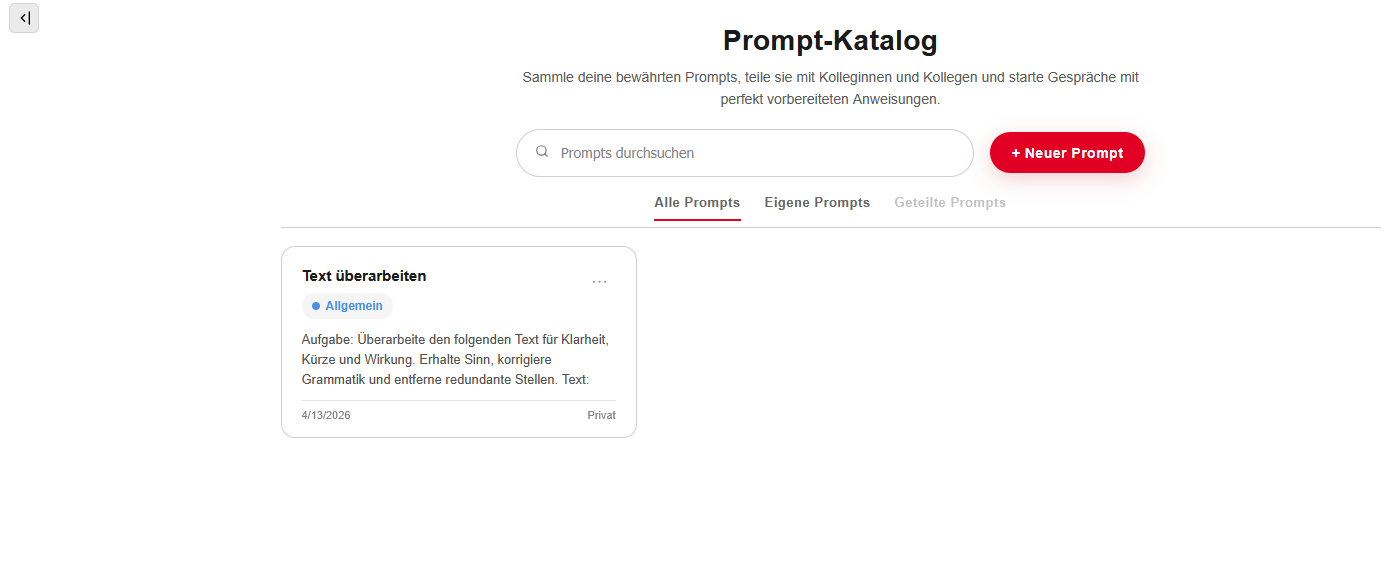Prompt-Katalog