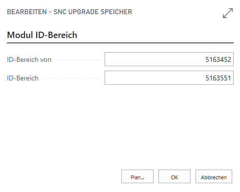 Die Tabelle sollte nun so aussehen.
