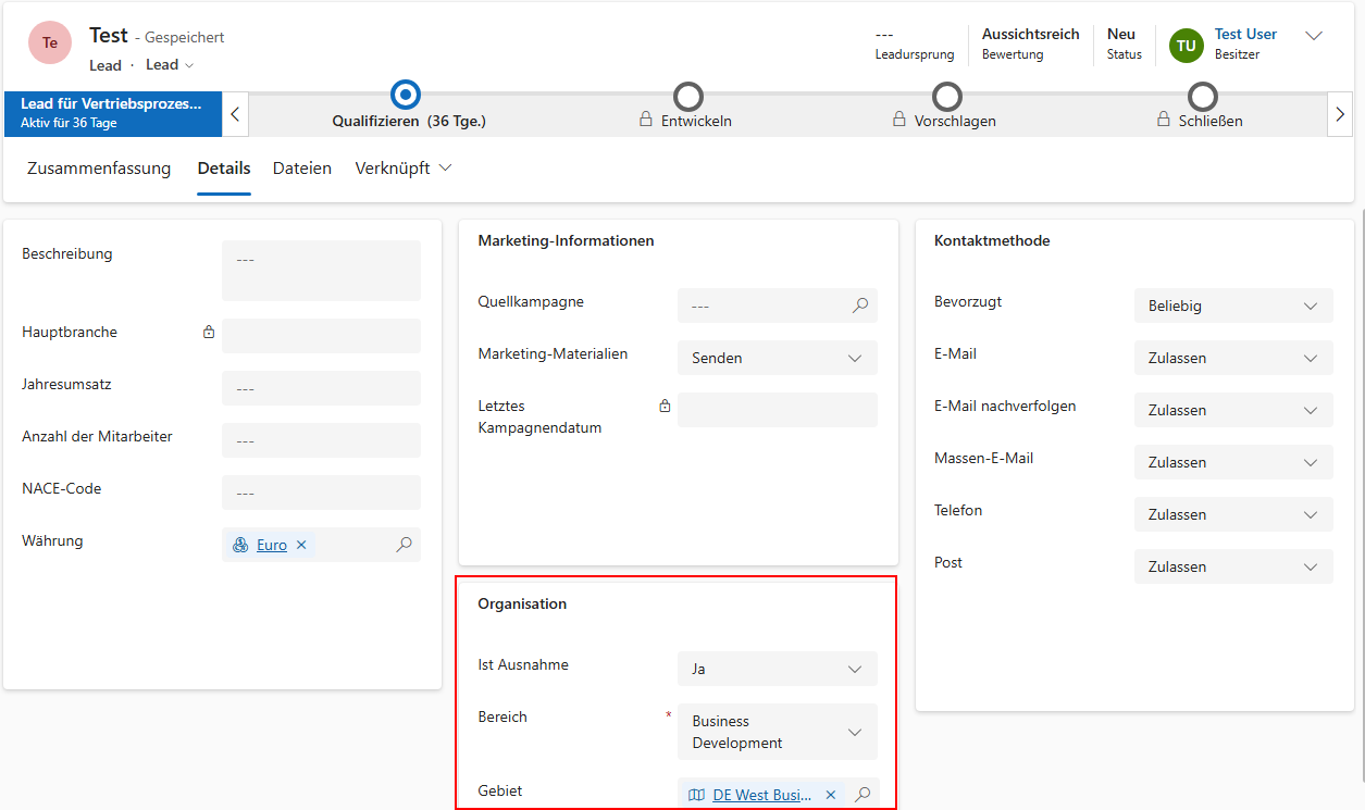Territory Management im Lead