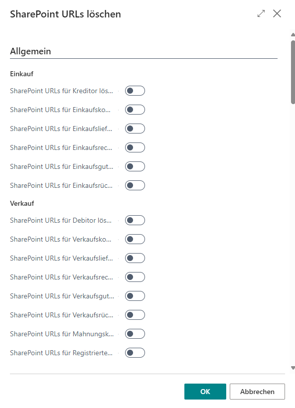 Delete SharePoint URLs