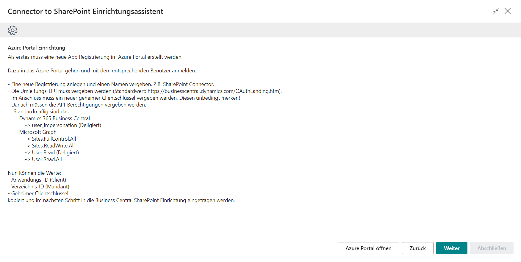 Create Azure App Registration