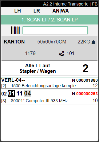 A2.2 Aufgenommene Ladungsträger