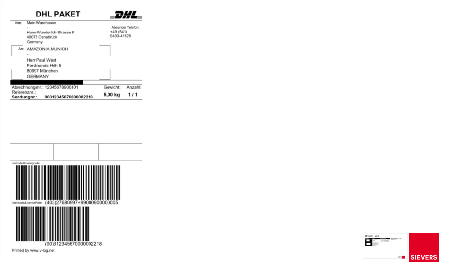Carrier Label Seite 18