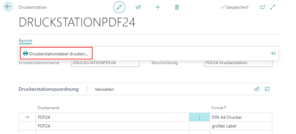 You can print the label here